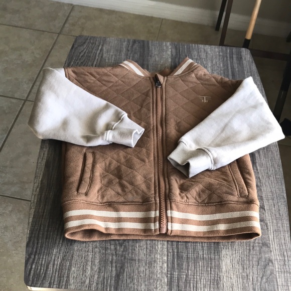 Tahari Blue and Brown Kids Sweater Set - Picture 4 of 5